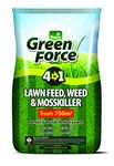 GREENFORCE G60015 4 in1 Lawn Feed Weed, Moss Killer, Green, 50 X 40 X 25 cm