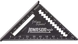 Johnson Level & Tool 1904-0450 Johnny Square Professional Easy-Read Finish Square, 4.5", Black, 1 Square