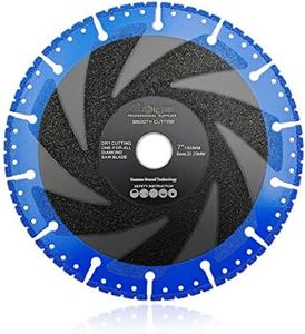 SHDIATOOL 7 Inch Metal Cutting Diamond Blade All Purpose Cut Off Wheel for Rebar Sheet Metal Angle Iron Stainless Steel