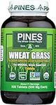 Pines Organic Wheat Grass, 500 Coun