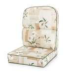 Alfresia Java Cane Conservatory Replacement Cushion – Low Back, Cotton Shell, Thick Foam Filling, Seat and Backrest, Chair Cushion, For Conservatory Furniture, Range of Patterns