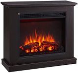 FLAMME Ashbourne Fireplace with 32" surround with 2kW Fireplace Heater Espresso Oak Multiple Colours Available