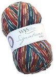 'WYS BLUEF Aced Leicester Wool Signature 4ply Sock Wool Sock Yarn 855Ã‚ -Ã‚ Pheasant 100g | Dk Yarn/WoolÃ‚ -Ã‚ Musterbildend with Blue Faced Leicester Wool by West Yorkshire Spinners Signature 4ply