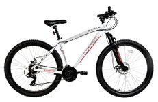 Basis El Toro Hardtail Mountain Bike, 27.5" Wheel - White/Red