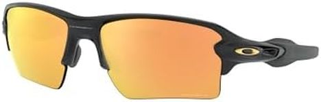 Oakley Mens OO9188 Flak 2.0 XL Rectangular Sunglasses, Matte Black/Prizm Rose Gold Polarized, 59 mm