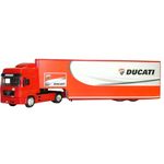 New Ray 15983 CAMION DUCATI MOTO GP TEAM TRUCK 2017 1/43° MAN Miniature Motorcycle, Multi-Coloured