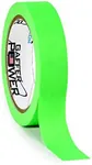 Gaffer Power Labeling Tape | Fluorescent Green | Clean Removable Adhesive Tape | Console Tape for Light Control Board, DJ Mixing Board, Audio Mixer | 1In x20Yds