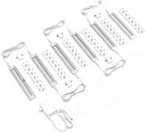 EShine Hand Wave Activated Under Cabinet LED Lighting Kit, Dimmable, 6-Pack 7 in - Touchless Dimming Control, White Under Counter Lights for Kitchen, Garage, Office, Desk - Cool White (6000K)