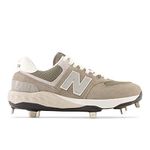 New Balance Women's Fresh Foam 574 Low Metal Softball Cleat Grey Medium