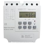 Blackt Electrotech BT413P Three Phases Timer Switch - Programmable Relay Control for 380 440V, Digital Weekly Timer for Efficient Motor, Lighting, and More Control (Three-Phase)