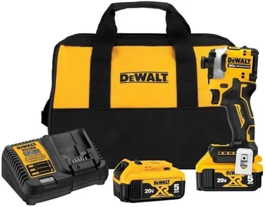 DEWALT Atomic 20V MAX* 1/4 in. Brushless Cordless 3-Speed Impact Driver Kit (DCF850P2)