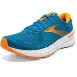 Brooks Men's Adrenaline Gts 21 Running Shoe, Vivid Blue Orange White, 11 UK