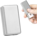 FREELOVE Metal Fidget Slider, Ding Ding Fidget Toys for Adults, Small Heavy Haptic Block, Mechanical Push EDC Gadgets, Dense Tracks & Springs, for Men Teens Cool Anxiety (Stainless Steel Silver)