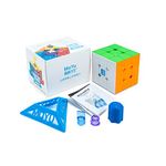 Cubelelo MoYu Super RS3M 3x3 Standard (Magnetic) | Highspeed Smooth Lightweight Speed Cube for Children Kids Adults Boys Girls