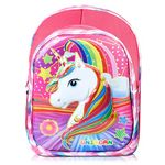 Stylbase Unicorn 3D Bag Kids School Bags for Boys and Girls Printed Cartoon Waterproof Bag | Small Bag for Nursery 1st 2nd Class Ages 4-7 Years Boys and Girls (15 inches 20L)