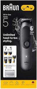 Braun AIO5520 All-in-One Series 5 Beard Trimmer with 7in1 Grooming Kit