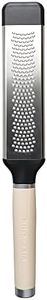 KitchenAid - Râpe à Fromage Ultra Fine en Inox avec Manche Arrondi, Dents Double Face - Couleur Blanc Amande