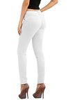 Hybrid & Company Women's Butt Lift Stretch Denim Jeans P37378SKX White 24