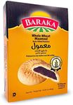 Baraka Whole Wheat Maamoul Cookies | Individually Wrapped Assorted Date Filled Butter Cookies | Healthy High Fiber Middle Eastern Dessert, No Preservatives, No Additives 16.9 oz (Pack of 12)