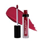 BELLAVITA Kiss-Proof Liquid Lipstick | 4.5 ml | 18-hr Stay | Liquid Lipsticks for Women| Waterproof | Long Lasting | Ultra Matte Finish | Intense Moisturisation | Cherry Pop