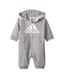 adidas Baby Girls' Coverall Overalls, Grey, 24 Months