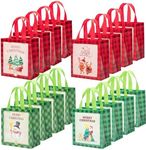 Mr. Pen- Reusable Christmas Gift Bags, 12 Pcs, Xmas Gift Bags Christmas Tote Bags with Handles, Reusable Christmas Bags for Gifts, Holiday Gift Bags, Christmas Reusable Bags, Christmas Totes