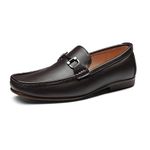 Bruno Marc Men's Dress Loafers Slip On Casual Penny Loafer Moccasins Driving Shoes for Men Coffee Size 11 M US Henry-1