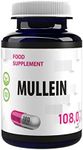 Hepatica Mullein Leaf Extract for Lungs (Verbascum Thapsus) 500mg 180 Vegan Capsules, 3rd Party lab Tested, High Strength Supplement, Gluten and GMO Free