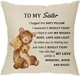 XUNLIZXY To My Sister Pillowcase Gi