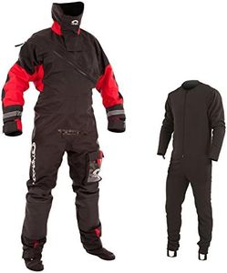 Typhoon Max B Drysuit Black/Red c/w Con Zip 2020 - Incl Undersuit X-Large