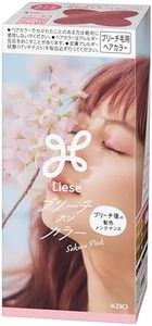 Liese Kao Bubble Bleach On Hair Color Sakura Pink