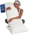 Snuggle-Pedic Body Pillow for Adults, Cozy Comfort Down Alternative Pregnancy Pillows - Soft, Supportive, Breathable Side Sleepers Maternity Pillow - Long Cuddle Pillow for Bed, 20x54 Full Body Pillow