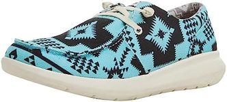 ARIAT Women's Hilo, Turquoise Saddle Blanket, 5.5