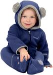 Snonook Fleece Baby & Toddler Fleece Jacket Snowsuit, Midnight Navy, 2T