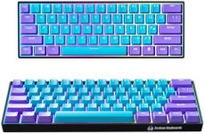 Kraken Keyboards Purple RAIN Edition Kraken Pro 60 | Purple & Blue 60% HOT SWAPPABLE Mechanical Gaming Keyboard for Gaming On PC, Xbox, PlayStation & MAC (Purple Rain | Silver Switches)