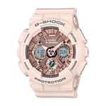 Casio Sports Watch Womens Stainless Steel Quartz with Strap Pink, Multi, one Size (GMA-S120MF-4ACR)