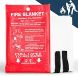 OHZOIRIC Fire Blankets Emergency for Home, Fire Blankets to Smother a Kitchen Fire, 40” x 40” Emergency Fire Blanket 1 Pack, Fiberglass Fire Blanket for Kitchen, Camping, Car, Picnic, Fireplace