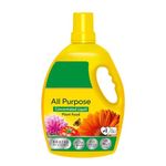 Miracle Gro All Purpose Plant Food Concentrate 2.5L Indoor Outdoor Fertiliser for Flowers, Veg Houseplants Promotes Growth, Strong Roots, Blooms Garden Liquid Feed Yellow - 1 Pack (2.5L)