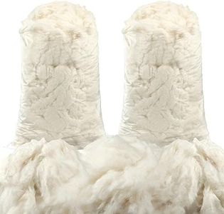 Berlune Organic Raw Cotton Stuffing Natural Cotton Fiber Batting Cotton Filling for Pillow Upholstery Couch Dolls Art Crafts Stuffed Animals Filler (White,2.2 lb)