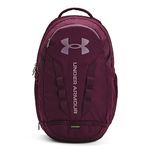 Under Armour Unisex Hustle 5.0 Backpack, (602) Dark Maroon/Green Screen/Misty Purple, One Size