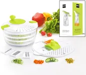 Best Rated Salad Spinner. Salad Maker. Vegetable Washer and Lettuce Crisper. Lettuce Spinner and Fruit Washing Bowl with Strainer. Fruit Washer with Mandoline. BPA Free. Dressing Bottle Included