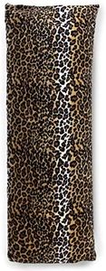 Sleeping Partners Super Soft Sherpa Body Pillow, Leopard/Cheetah Print