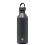 Mizu M8-25 oz. Single Wall Narrow Mouth Stainless Steel Bottle with Loop Cap