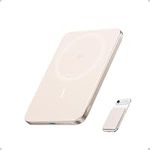 Anker Nano Power Bank, Ultra-Slim 5,000mAh Magnetic Battery Pack, Qi2 Certified 15W Max Ultra-Fast MagSafe-Compatible Portable Charger, Ergonomic Design, for iPhone Air/17/16/15 Series (Not for Pixel)