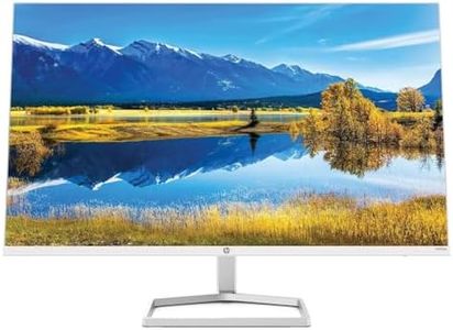 HP M27fwa Monitor con Casse Audio, Display 27” FHD IPS Antiriflesso, Tecnologia AMD FreeSync, Tempo Risposta 5ms GtG Overdrive, Risoluzione 1920 x 1080p, HDMI, VGA, Argento