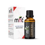 MNT Clove Bud Essential Oil (15ML) 100% Pure Natural & Undiluted,Therapeutic Grade For Teeth,Hair and Skin