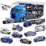 Joyfia 10 in 1 Mini Die-cast Police