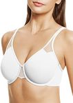 Wacoal Women's PLUME Plain Seamless Everyday Bra, White (Blanc), 36D (Manufacturer Size: 95D)