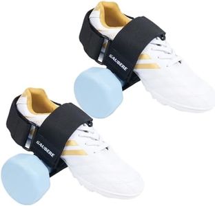 Saubere 2Pcs Dumbbell Foot Attachment for Leg Workout at Home, Ankle Straps for Weights, Tibialis Trainer, Hip Flexors Exercise Tool for Women and Men