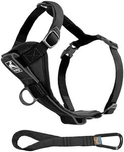 Kurgo Dog Harness | Pet Walking Harness | Small | Black | No Pull Harness Front Clip Feature for Training Included | Car Seat Belt | Tru-Fit Quick Release Style